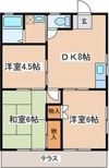 サンフラワーA（西）の間取り画像