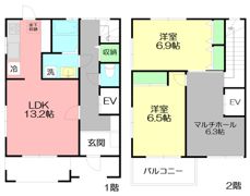 ガーデンハウス青砥 B棟の間取り画像