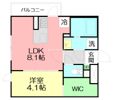 fleurs de cerisierの間取り画像
