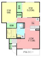 オークリーフの間取り画像