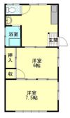 水引中村貸家 東棟の間取り画像