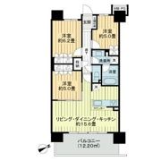 ライオンズ茅ヶ崎ザ・アイランズI街区の間取り画像