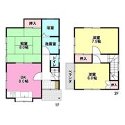 亀井野戸建の間取り画像