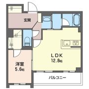 ゼフィールプラージュ由比ガ浜の間取り画像