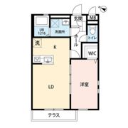 クレール虹の間取り画像