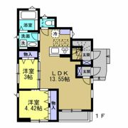 鎌倉材木座住宅の間取り画像