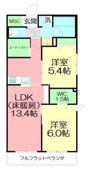 仮）鵠沼桜が岡4丁目メゾンの間取り画像