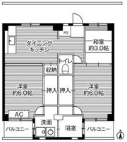 ビレッジハウス鎌倉3号棟の間取り画像