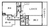ファンテージの間取り画像