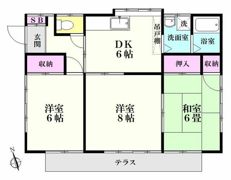 ニューハイツの間取り画像