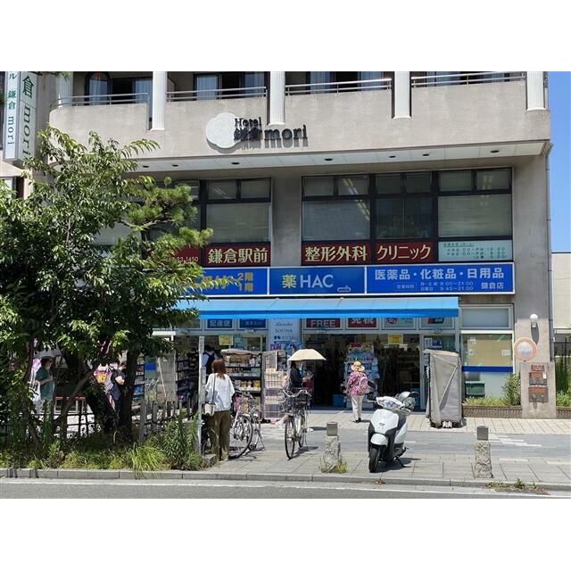 近くのハックドラッグ鎌倉店まで738m（徒歩10分）
