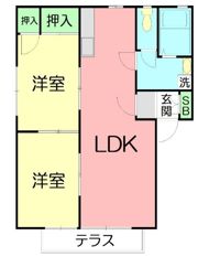 ドミニオン山崎の間取り画像