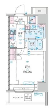 ジェノヴィア平塚IIIの間取り画像
