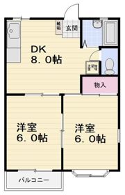 シャトル金子の間取り画像