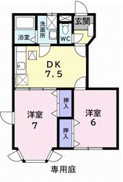 ドリーム宮久保II番館の間取り画像