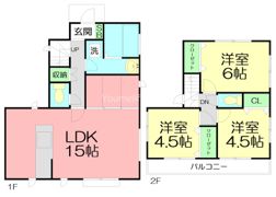 藤沢戸建ての間取り画像