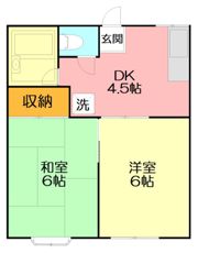 ヴィラ板戸A棟の間取り画像