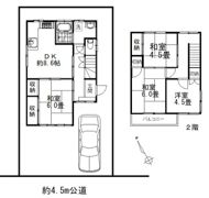 港南台貸家の間取り画像