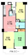 戸塚グリーンヒル C棟の間取り画像