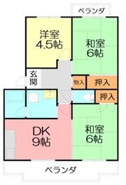 パストラル山口の間取り画像