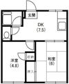 フォーブル松枝の間取り画像