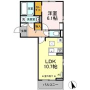 ウェルデンス戸塚 Aの間取り画像