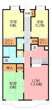 ガーネットの間取り画像