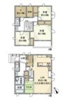 板戸戸建の間取り画像