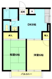 ハイツフヨウCの間取り画像