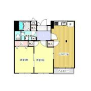 レーベンハイツ湘南の間取り画像
