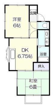 パレス片倉の間取り画像