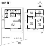 B号棟の間取り画像