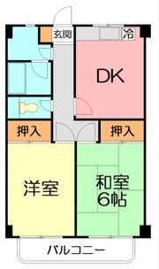 加藤第二コーポの間取り画像