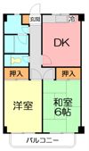 加藤第二コーポの間取り画像