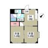 温水TBハイツわたなべの間取り画像