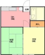 エスポワールサザン鴨宮の間取り画像