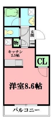 シンシア・Mの間取り画像