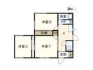 大山貸家の間取り画像