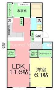 サンハイツ諏訪前の間取り画像