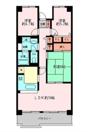 パレ平塚すみれ平 四番館4の間取り画像