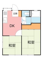 宮崎ハイツの間取り画像