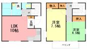 工藤テラスハウスの間取り画像