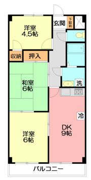 エスポワール若宮の間取り画像