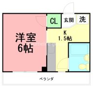 西海岸ハイツの間取り画像