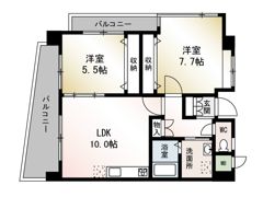 ショアーズ鵠沼フラットの間取り画像