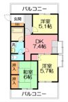 グリーンハイツ笹下の間取り画像