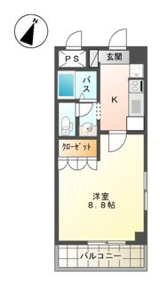 ポスト・マローネの間取り画像