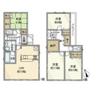 南湖戸建の間取り画像