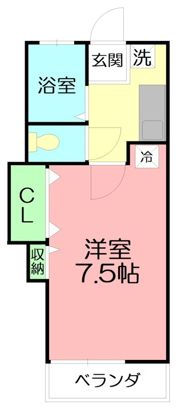 ジュネス東海の間取り画像