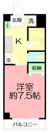 パルティール湘南の間取り画像